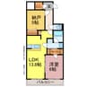 アン・ソレイユ 1LDK+Sの間取り