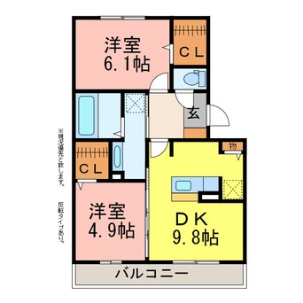 間取図 ヴェルドミール（東幸）