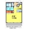 エトワール内張 1Kの間取り