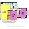 ソシア錦 2LDKの間取り