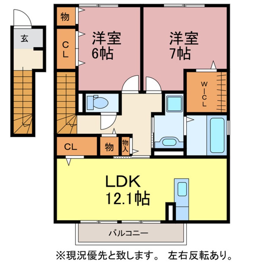 間取図 ハイム杉山　Ｂ棟