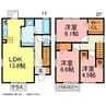 プレミアムウィット　Ｃ棟 3LDKの間取り