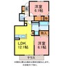 ヴィル　グランデ　Ｂ棟 2LDKの間取り