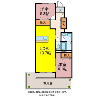 間取図 リバティー・Ｍ