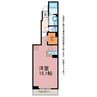 Ｂｌｕｅ　ｍｏｏｎ 1Rの間取り