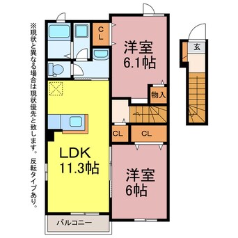 間取図 カーサ　プラシード