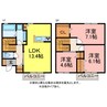 OIST 3LDKの間取り