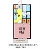 シャンテ・ラ・ヴィ北島 1Kの間取り