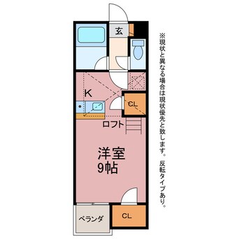 間取図 セザンヌ神野新田ⅡⅢ