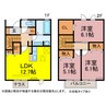 D-room東岩田Ⅱ 3LDKの間取り