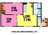 ディアス苺山 2LDKの間取り