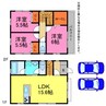 タウンハイツ豊岡　壱番館　弐番館　参番館 3LDKの間取り