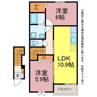 間取図 プルメリアコート