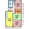レ・セゾン菰口　A・B 3LDKの間取り