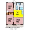 アスカⅡ 3DKの間取り