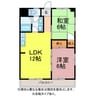 アスカⅡ 2LDKの間取り