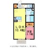 Solis 1LDKの間取り