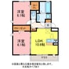 ポラリス 2LDKの間取り