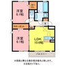 ポラリス 2LDKの間取り