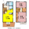 フィールーム歩Ａ.Ｂ 2LDKの間取り