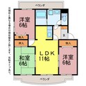 フォレストコート二番館の間取図