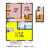 Forever 2LDKの間取り