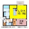 アステール 1LDKの間取り