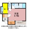 パシフィックパレス向山 1Kの間取り