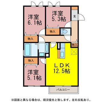 間取図 ミルキーウェイ