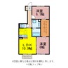 サンドリーム 2LDKの間取り
