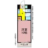セレーノ坂上 1Kの間取り