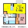 歩夢Ⅱ 1LDKの間取り
