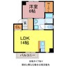 ラ　ヴィータ　ミユキ 1LDKの間取り