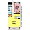 ＲＯＯＴ・ＯＮＥ 1LDKの間取り