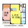 ZEEK 1LDKの間取り