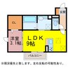 グランディール 1LDKの間取り