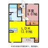 ル　ブレ 1LDKの間取り
