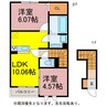 ルワンジュ 2LDKの間取り