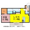 ルーナノワ 1LDKの間取り