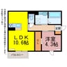 プラシード(佐藤) 1LDKの間取り