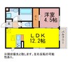 エミール 1LDKの間取り
