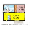 エミール 1LDKの間取り