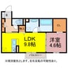 レガーロ 1LDKの間取り