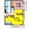 D-room茶屋 1LDKの間取り