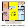 コンフォート桜 1LDKの間取り