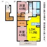 アペーゴ 2LDKの間取り
