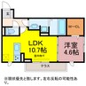 フィーミュール 1LDKの間取り