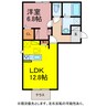 サザンヒルズやまは 1LDKの間取り