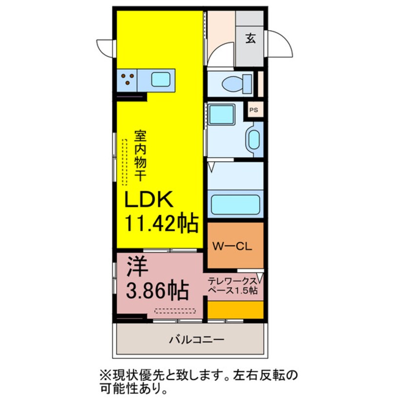 間取図 ミエル　ルーチェ