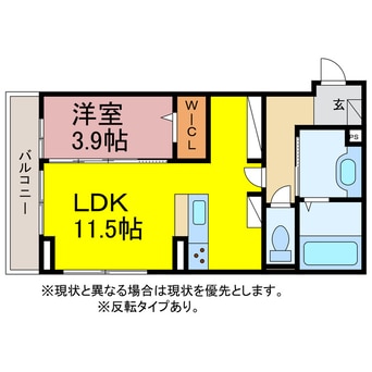 間取図 D-square　湊町Ⅰ・Ⅱ